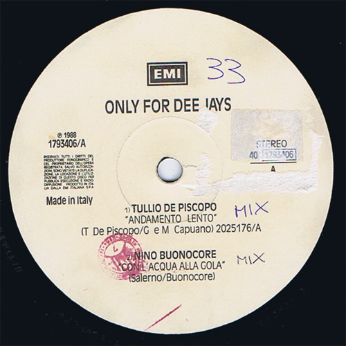Various - Only For Dee Jays | EMI (40 1793406) - main