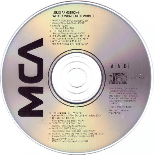 Louis Armstrong - What A Wonderful World | MCA Records (MCAMD-25204) - 3 Louis Armstrong - What A Wonderful World | MCA Records (MCAMD-25204) - 3