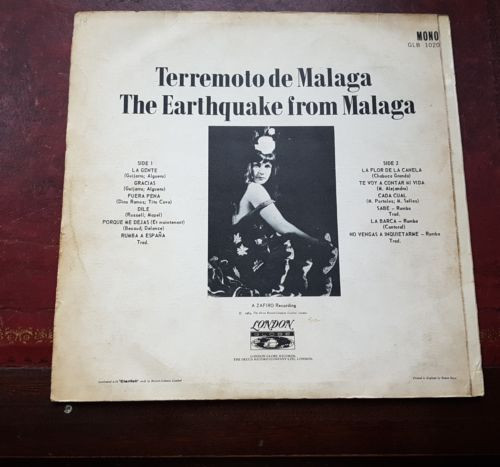 La Terremoto de Málaga - The Earthquake From Malaga | London Globe (GLB 1020) - 2