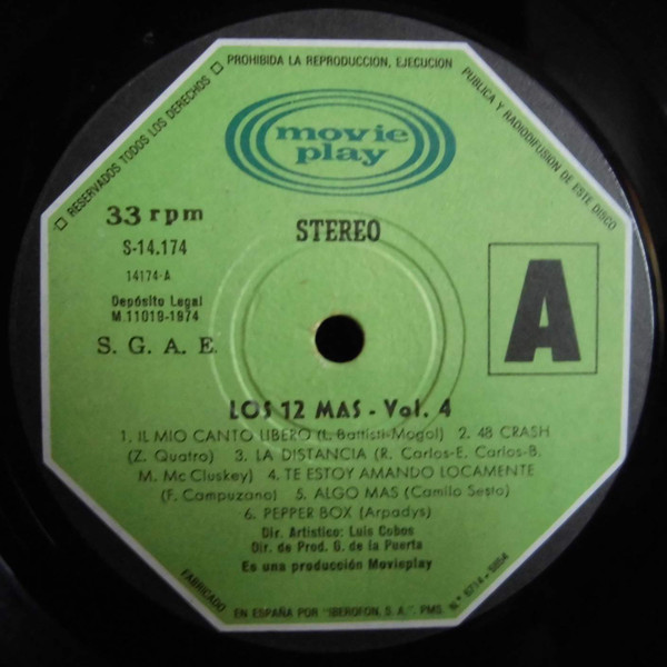 Los Doce Mas - Los Doce Mas Vol. 4 | Movieplay (S-14174) - 3 Los Doce Mas - Los Doce Mas Vol. 4 | Movieplay (S-14174) - 3