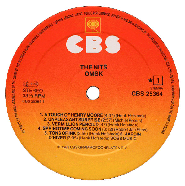 The Nits - Omsk | CBS (CBS 25364) - 3 The Nits - Omsk | CBS (CBS 25364) - 3