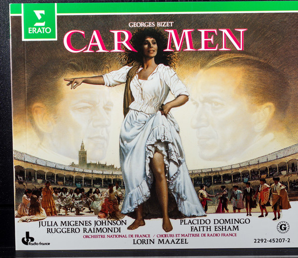 Georges Bizet - Julia Migenes , Placido Domingo , Ruggero Raimondi , Faith Esham , Orchestre National De France , Chœur de Radio France Et Maîtrise De Radio France , Lorin Maazel - Carmen | Erato (2292-45207-2) - 3