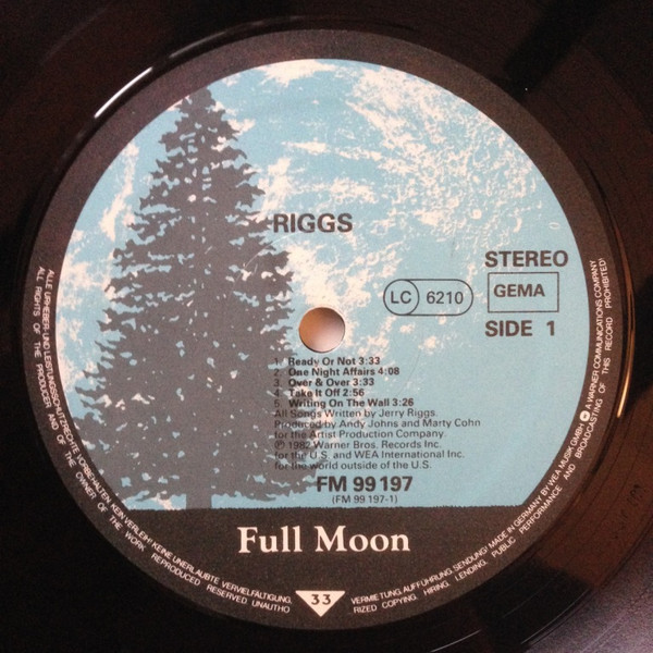 Riggs - Riggs | Full Moon (FM 99 197) - 3 Riggs - Riggs | Full Moon (FM 99 197) - 3