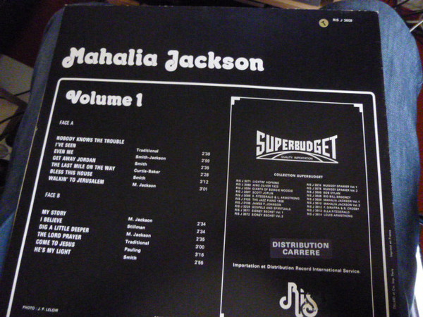 Mahalia Jackson - The Warm And Tender Soul Of Mahalia Jackson - Vol. 1 | Ris (RIS J 3609) - 2