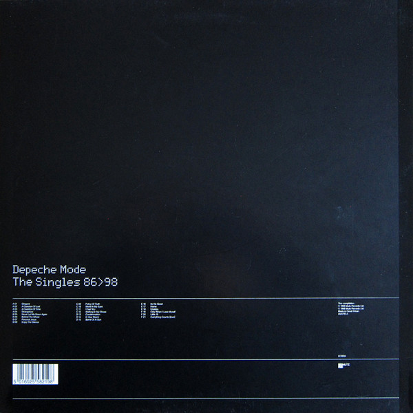 Depeche Mode - The Singles 86>98 | Mute (LMUTEL5) - 2 Depeche Mode - The Singles 86>98 | Mute (LMUTEL5) - 2