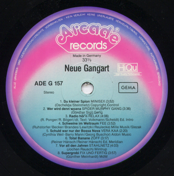 Various - Neue Gangart / Wertstabil | Arcade Records (ADE G 157) - 3