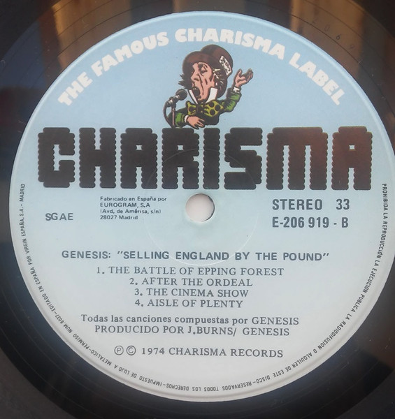 Genesis - Selling England By The Pound | Charisma (E 206919) - 4