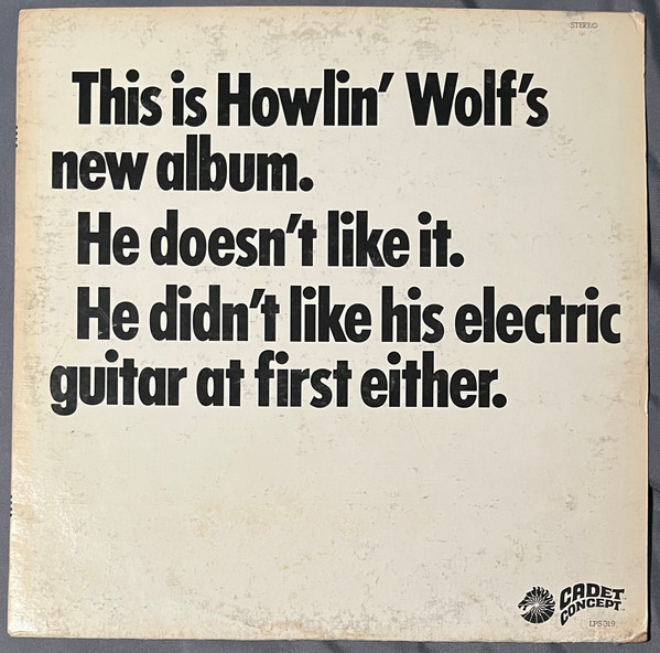 Howlin' Wolf - The Howlin' Wolf Album | Cadet Concept (LPS-319) Howlin' Wolf - The Howlin' Wolf Album | Cadet Concept (LPS-319)