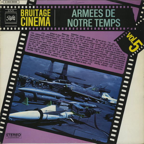 No Artist - Bruitage Cinéma Vol. 5 - Armées De Notre Temps | Pathé (2 C 054-16035)