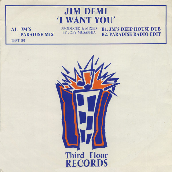 Jim Demi - I Want You | Third Floor Records (TFRT 003)