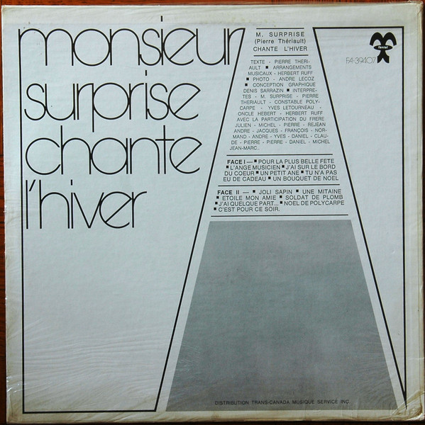 Monsieur Surprise - Chante L'hiver [Vinyl] | Fantel (FA-39407) - 2