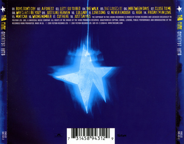 The Cure - Greatest Hits | Fiction Records (FIXCL32) - 2