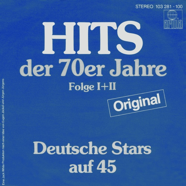 Various - Hits Der 70er Jahre - Deutsche Stars auf 45 | Ariola (103 281)