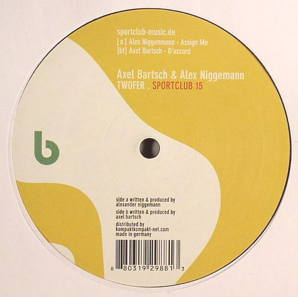 Axel Bartsch & Alex Niggemann - Twofer | Sportclub (SPORTCLUB 15) - main Axel Bartsch & Alex Niggemann - Twofer | Sportclub (SPORTCLUB 15) - main