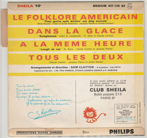 Sheila - Tous Les Deux | Philips (437 128 BE) - 2