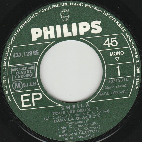 Sheila - Tous Les Deux | Philips (437 128 BE) - 3