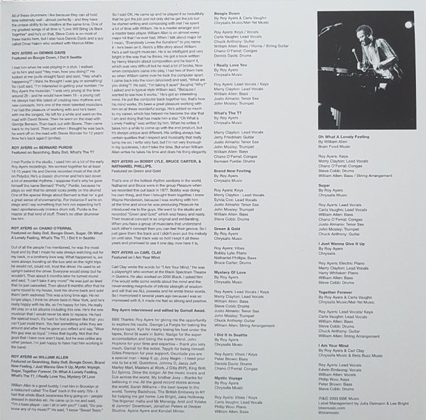 Roy Ayers - Virgin Ubiquity (Unreleased Recordings 1976-1981) | BBE (BBE535ALP) - 3 Roy Ayers - Virgin Ubiquity (Unreleased Recordings 1976-1981) | BBE (BBE535ALP) - 3