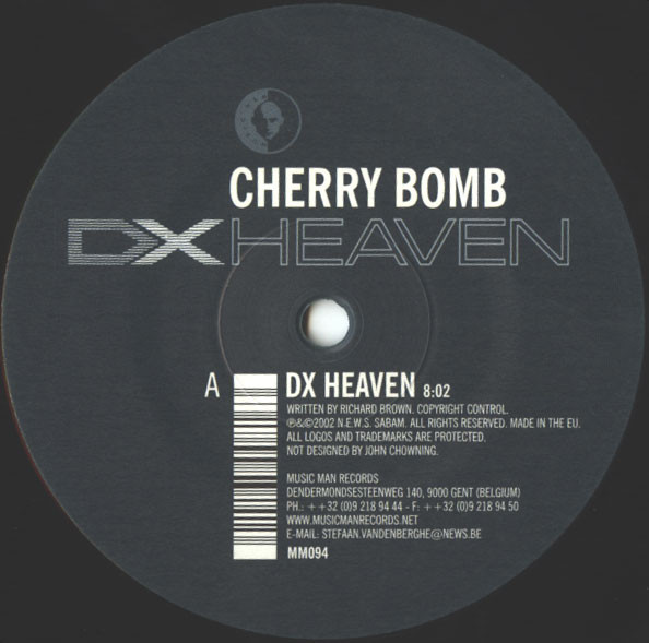Cherry Bomb - DX Heaven | Music Man Records (MM094) - main