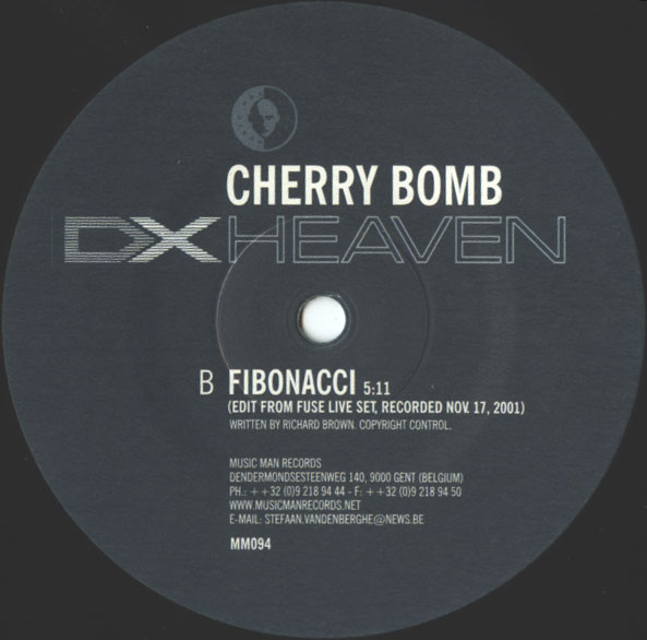 Cherry Bomb - DX Heaven | Music Man Records (MM094) - 2