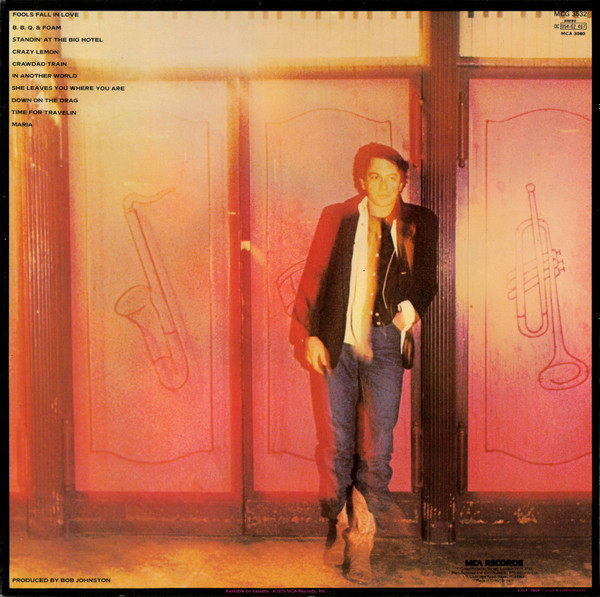 Joe Ely - Down On The Drag | MCA Records (MCG 3532) - 4