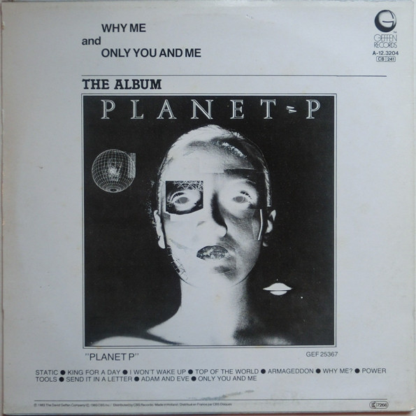 Planet P Project - Why Me? | Geffen Records (GEFA 12.3204) - 2