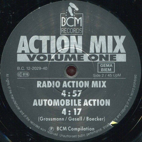 Various - Action Mix Volume One | BCM Records (B.C. 12-2029-40)