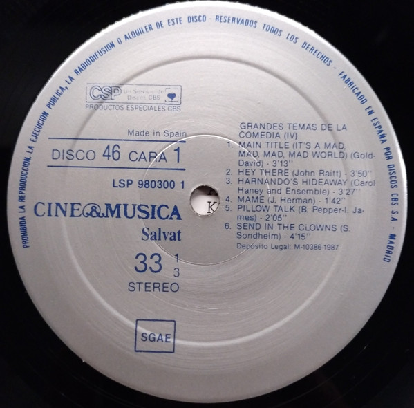 Various - Los Grandes Temas De La Comedia (III) | Salvat (980 300-1) - 3