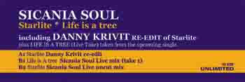 Sicania Soul - Starlite / Life Is A Tree | Irma Unlimited (IU035) - main Sicania Soul - Starlite / Life Is A Tree | Irma Unlimited (IU035) - main