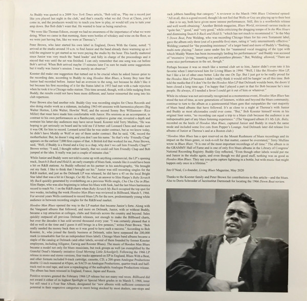 Junior Wells' Chicago Blues Band - Hoodoo Man Blues | Analogue Productions (APB 034-45) - 3