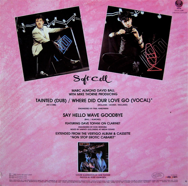 Soft Cell - Say Hello Wave Goodbye | Vertigo (SOVX 2306) - 2