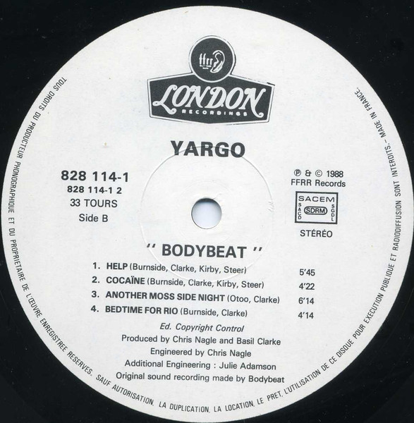Yargo - Bodybeat | FFRR (828 114-1) - 3