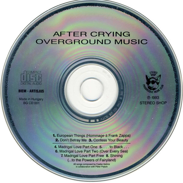 After Crying - Overground Music | Stereo Shop (BGCD 001) - 3 After Crying - Overground Music | Stereo Shop (BGCD 001) - 3