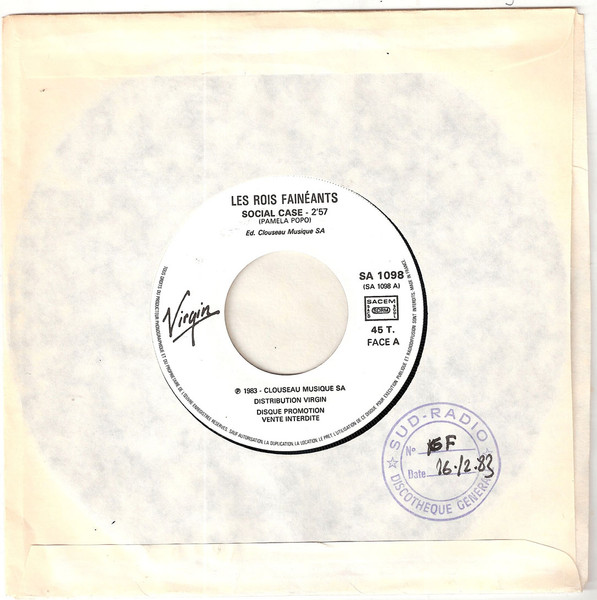 Les Rois Faineants - Social Case / The Joker | Virgin (SA 1098)