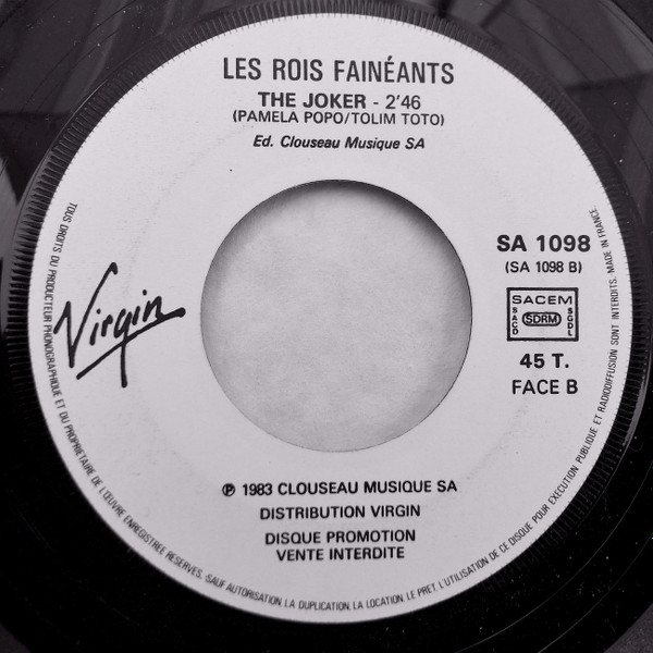 Les Rois Faineants - Social Case / The Joker | Virgin (SA 1098) - 2