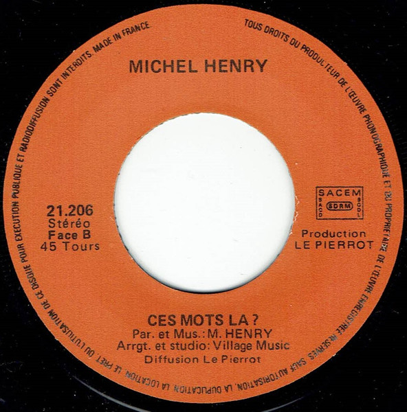 Michel Henry - Les Enfants De La Guerre | Not On Label (21206) - 4
