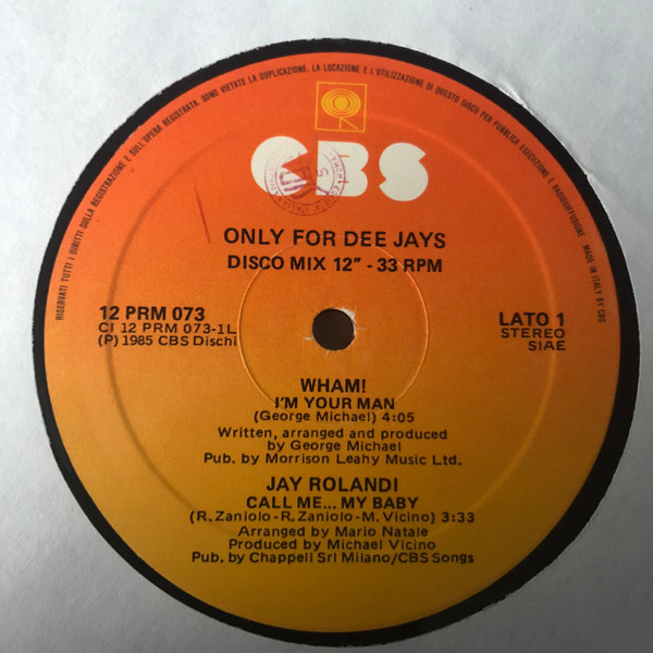 Various - Only For Dee Jays | CBS (12 PRM 073)