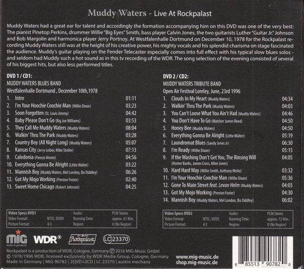 Muddy Waters - Live At Rockpalast | MIG (MIG 90782) - 2 Muddy Waters - Live At Rockpalast | MIG (MIG 90782) - 2