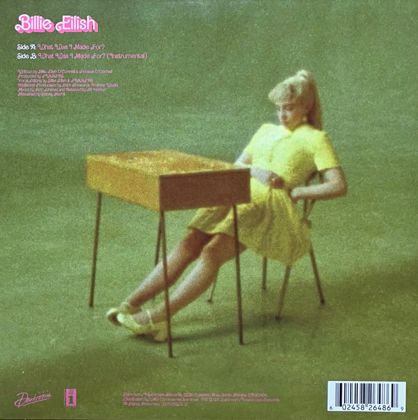 Billie Eilish - What Was I Made For? | Darkroom (B0038632-21) - 2 Billie Eilish - What Was I Made For? | Darkroom (B0038632-21) - 2