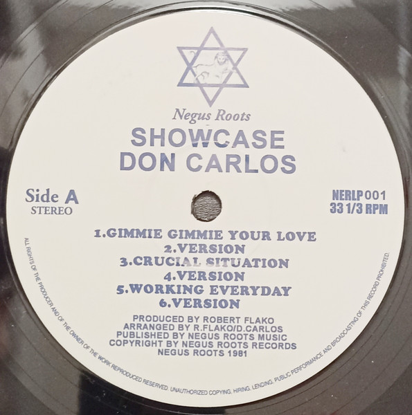 Don Carlos - Suffering | Negus Roots (NERLP 001) - 2 Don Carlos - Suffering | Negus Roots (NERLP 001) - 2