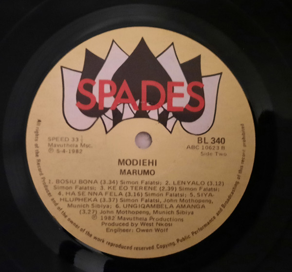Marumo - Modiehi | Spades (BL 340) - 4