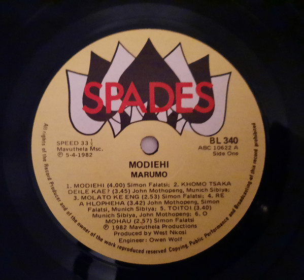 Marumo - Modiehi | Spades (BL 340) - 3
