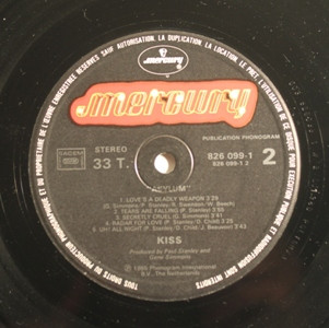 Kiss - Asylum | Mercury (826 099-1) - 4 Kiss - Asylum | Mercury (826 099-1) - 4