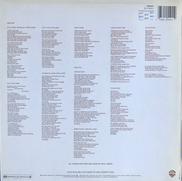 Paul Simon - Still Crazy After All These Years | Warner Bros. Records (1592491) - main