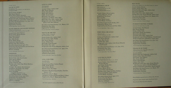 Linda Ronstadt - Greatest Hits | Asylum Records (AS 53 055) - 3 Linda Ronstadt - Greatest Hits | Asylum Records (AS 53 055) - 3