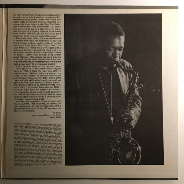 John Coltrane - The Stardust Session | Prestige (P-24056) - 3