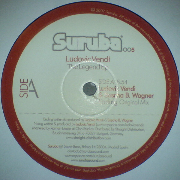 Ludovic Vendi - The Legend EP | Suruba Records (Suruba 005) - 3