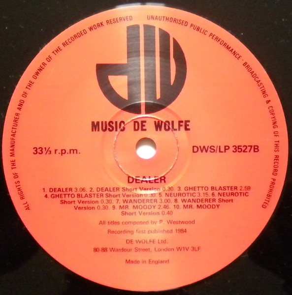 Roots - Dealer | Music De Wolfe (DWS/LP 3527) - 4 Roots - Dealer | Music De Wolfe (DWS/LP 3527) - 4