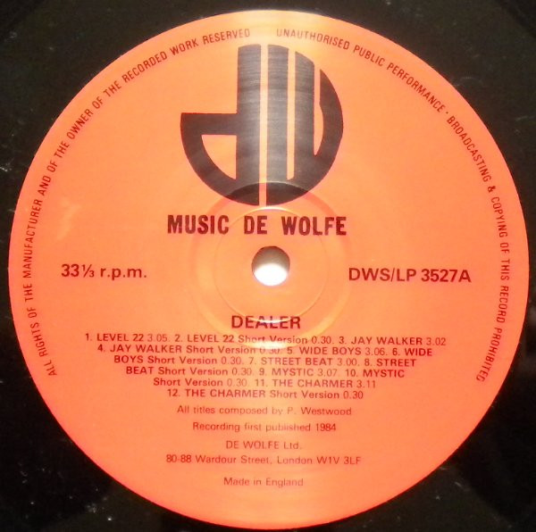 Roots - Dealer | Music De Wolfe (DWS/LP 3527) - 3 Roots - Dealer | Music De Wolfe (DWS/LP 3527) - 3