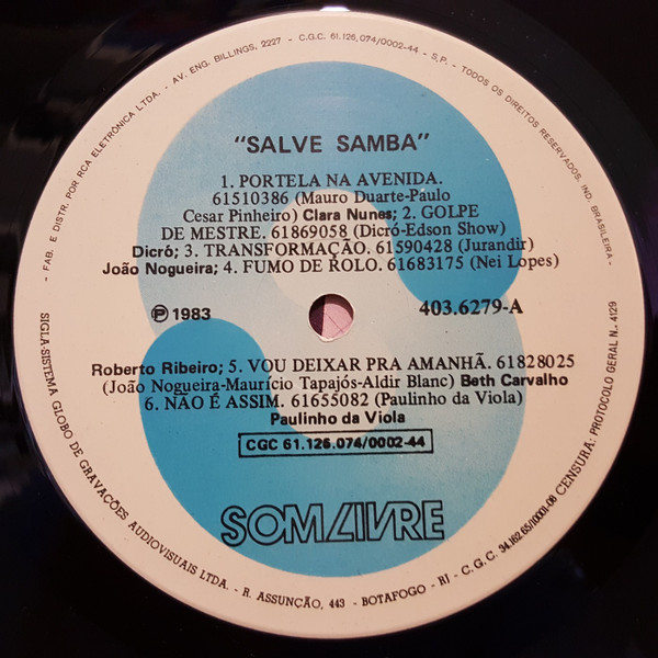 Various - Salve Samba | Som Livre (403.6279) - 3 Various - Salve Samba | Som Livre (403.6279) - 3