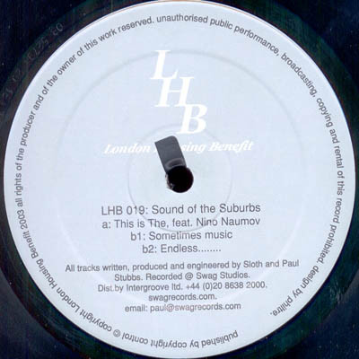 Sounds Of The Suburbs - This Is The | London Housing Benefit (LHB 019) - 4